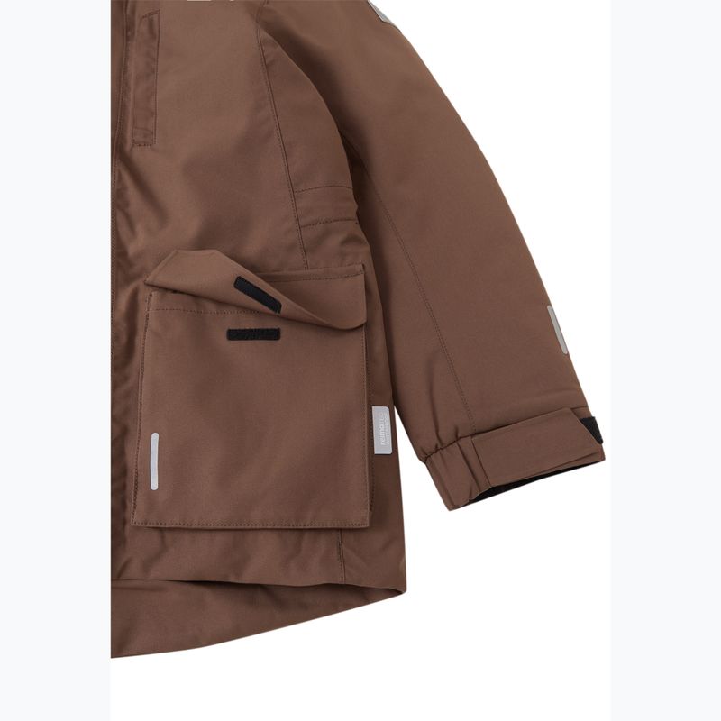 Dětská zimní bunda Reima Ajaton umber brown 8