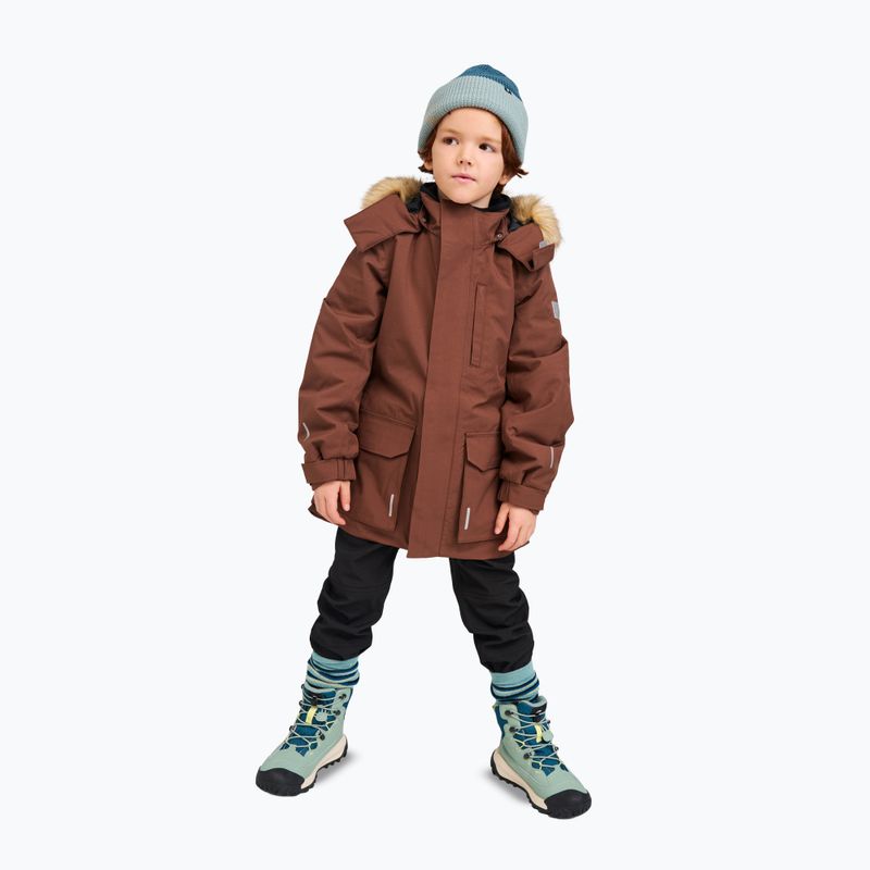 Dětská zimní bunda Reima Ajaton umber brown 12