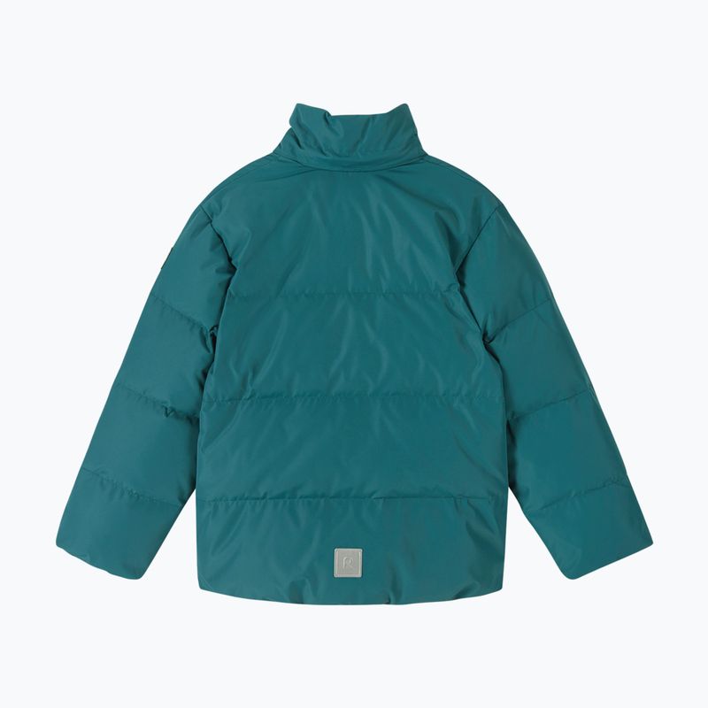 Dětská péřová bunda Reima Paimio dark teal 3