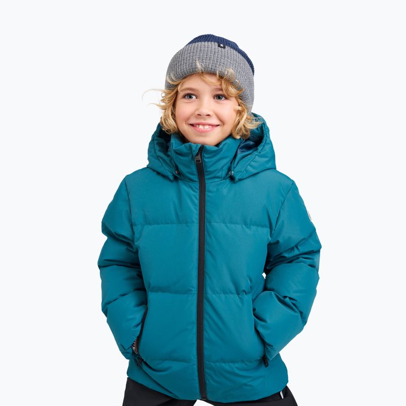 Dětská péřová bunda Reima Paimio dark teal 7