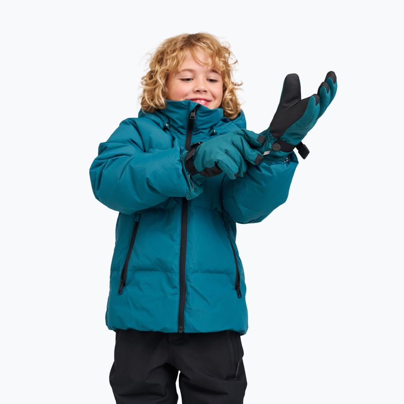 Dětská péřová bunda Reima Paimio dark teal 8