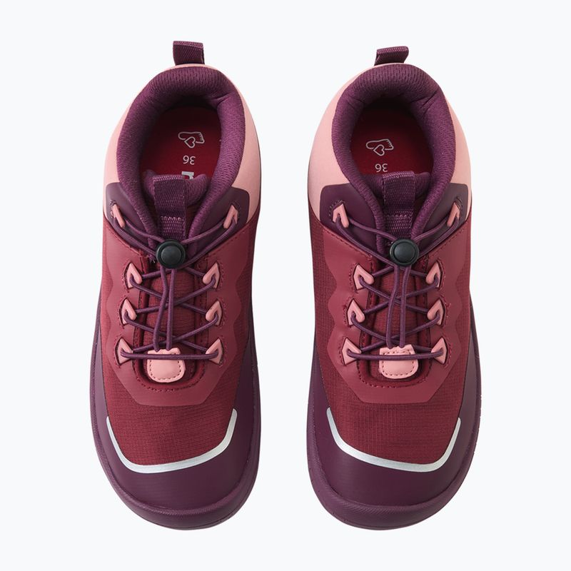 Dětské barefoot boty Reima Sankari maroon 6