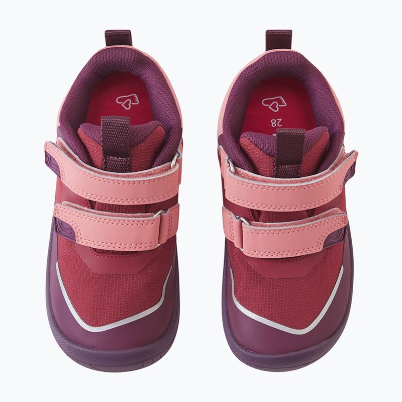 Dětské barefoot boty Reima Viikari maroon 4