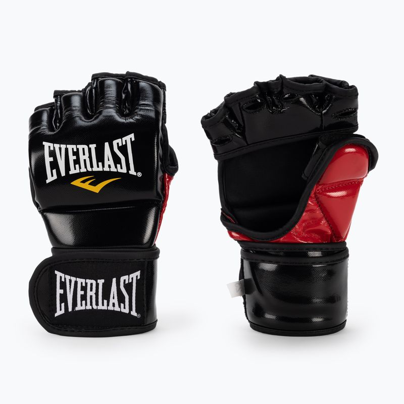 Pánské Grapplingové rukavice EVERLAST MMA Rukavice s palcem Maya černé 7565 BLK-S/M 3