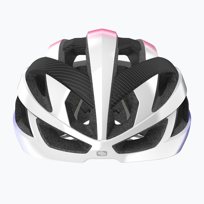 Cyklistická helma Rudy Project Rebel pearl metal/pink/cyber blue shiny 3