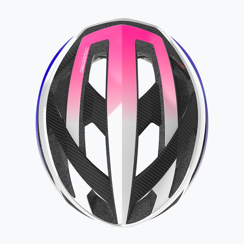 Cyklistická helma Rudy Project Rebel pearl metal/pink/cyber blue shiny 5