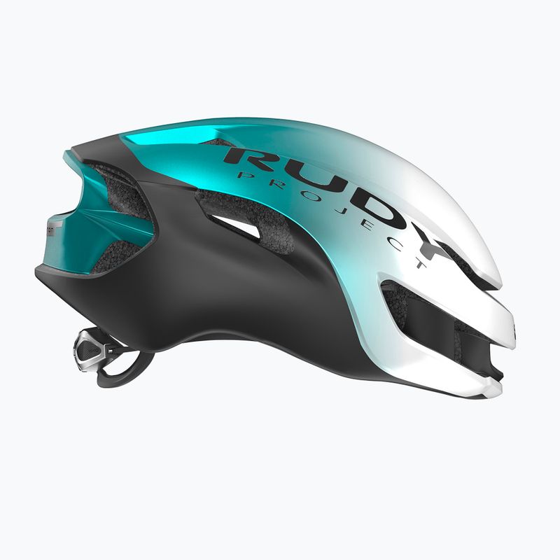 Cyklistická helma Rudy Project Nytron pearl/emerald/black metal matte 2