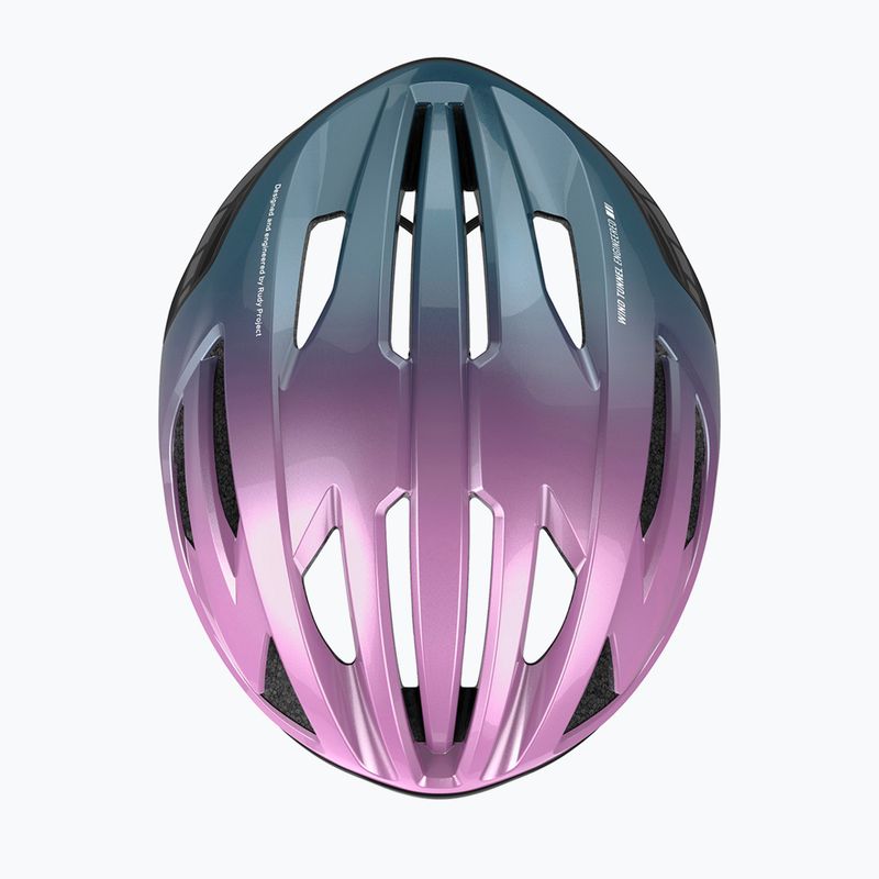 Cyklistická helma Rudy Project Egos lilac/blue avio metal shiny 5