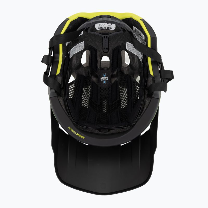 Cyklistická přilba Rudy Project Terraform met.olive/black/acid green matte 5