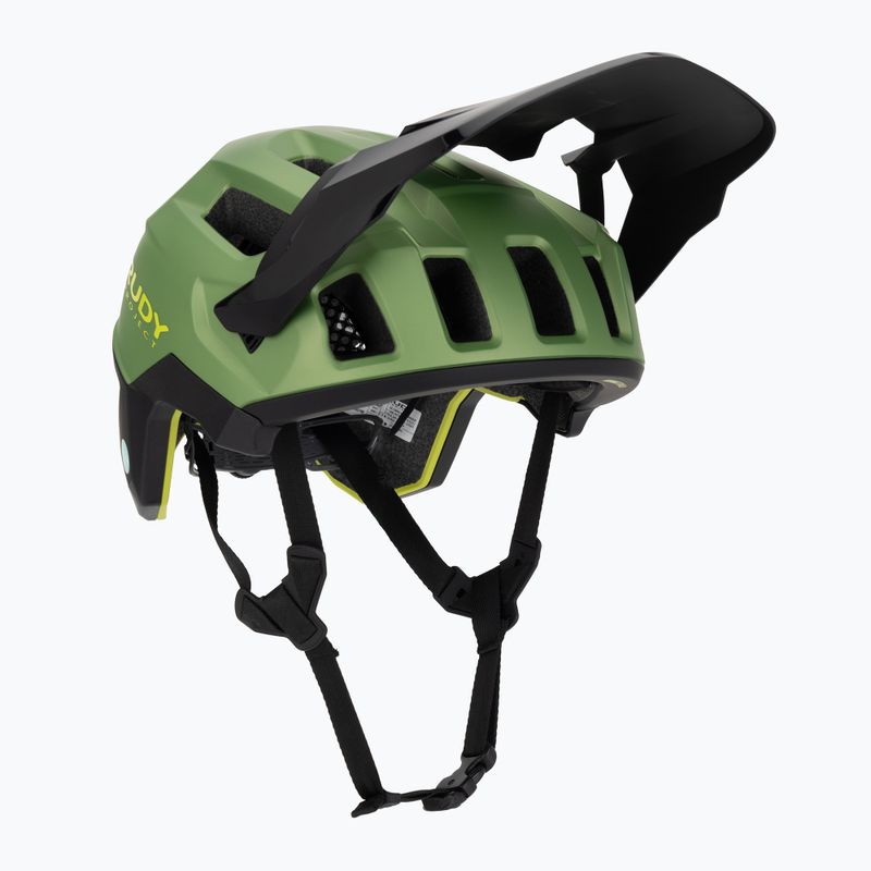 Cyklistická přilba Rudy Project Terraform met.olive/black/acid green matte 8