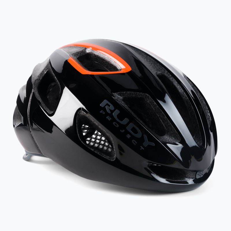 Cyklistická přilba Rudy Project Strym černá oranžová HL640101