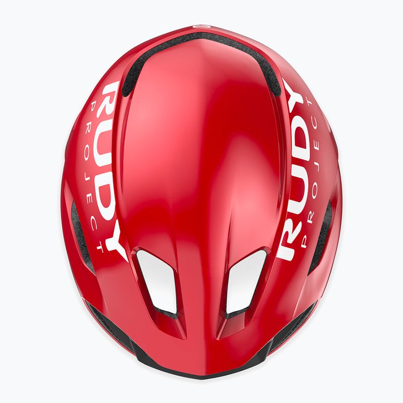 Cyklistická přilba Rudy Project Nytron red comet shiny 5