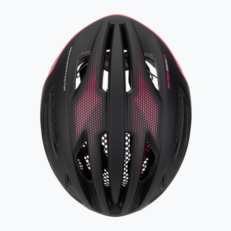 Cyklistická přilba Rudy Project Egos black/pink fluo matte 6