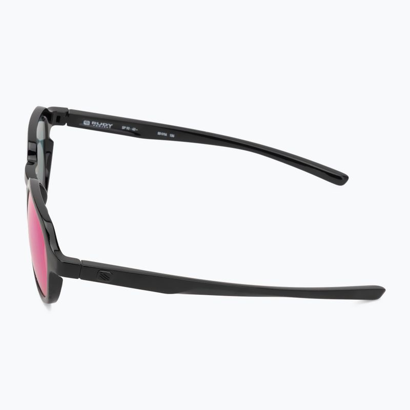 Sluneční brýle Rudy Project Glamshady black gloss/polar 3fx hdr multilaser red 4