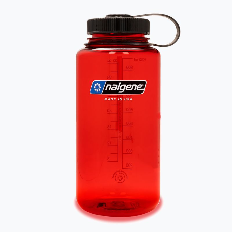 Cestovní láhev  Nalgene Wide Mouth Sustain 1000 ml red