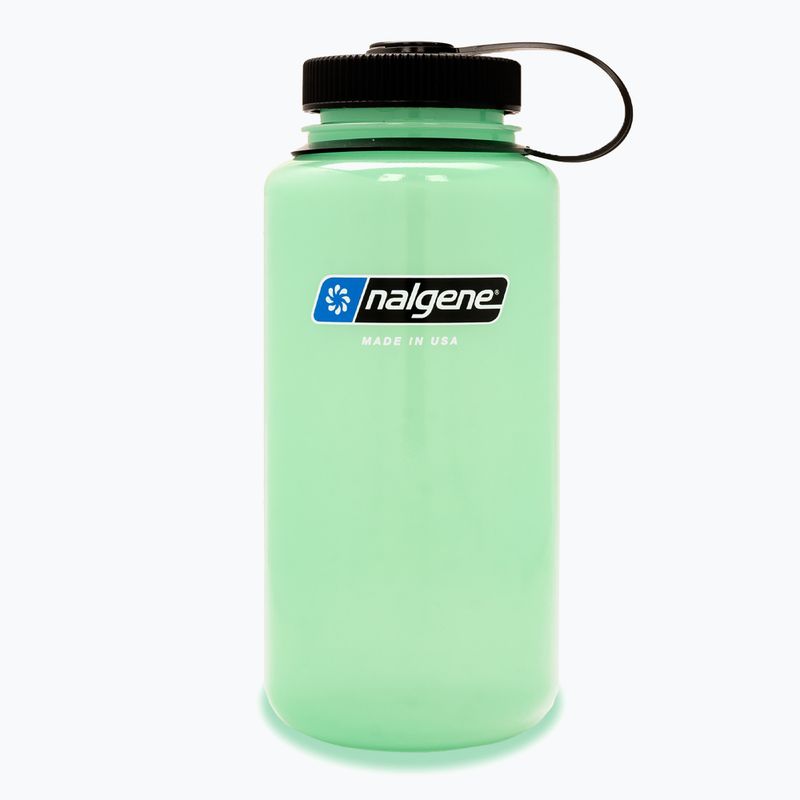 Cestovní láhev Nalgene Wide Mouth 1000 ml glow green