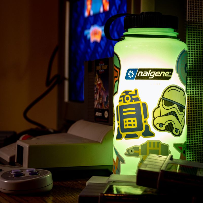 Cestovní láhev Nalgene Wide Mouth 1000 ml glow green 4