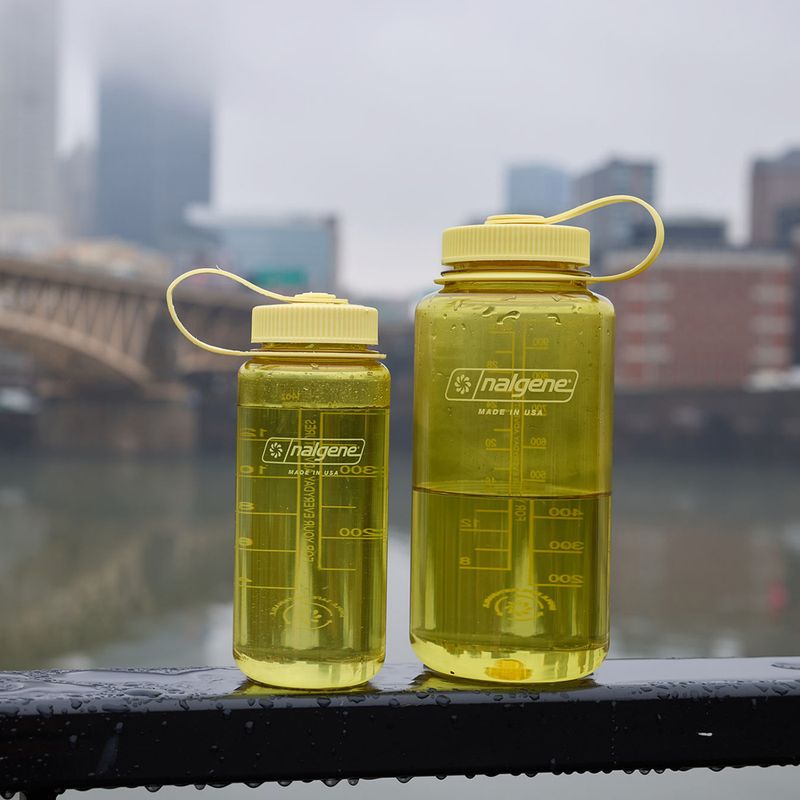 Cestovní láhev Nalgene Wide Mouth 1000 ml máslová 11