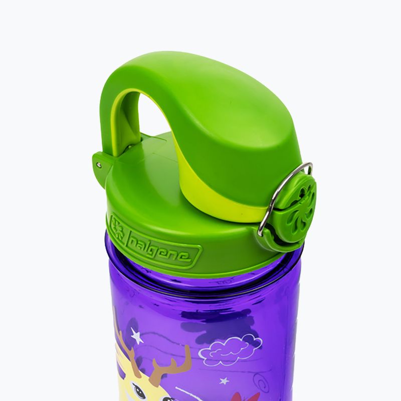 Cestovní láhev Nalgene On The Fly Kids 350 ml fialový jackalope 5