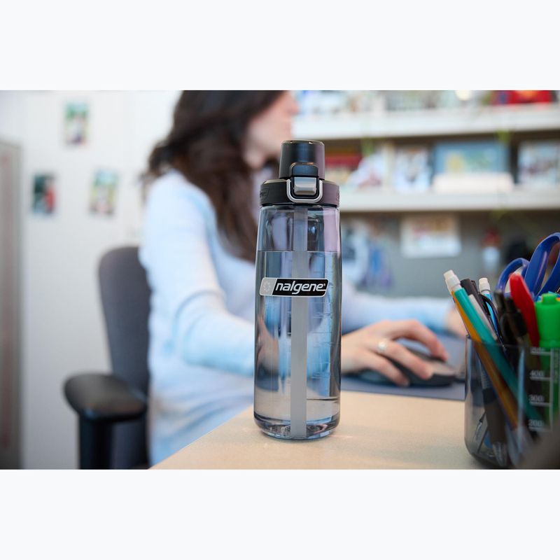 Turistická láhev Nalgene Straw 710 ml gray/black 9