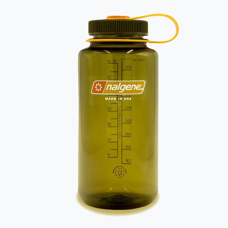 Zelená cestovní láhev Nalgene Wide Mouth Sustain 1 l 2020-0232