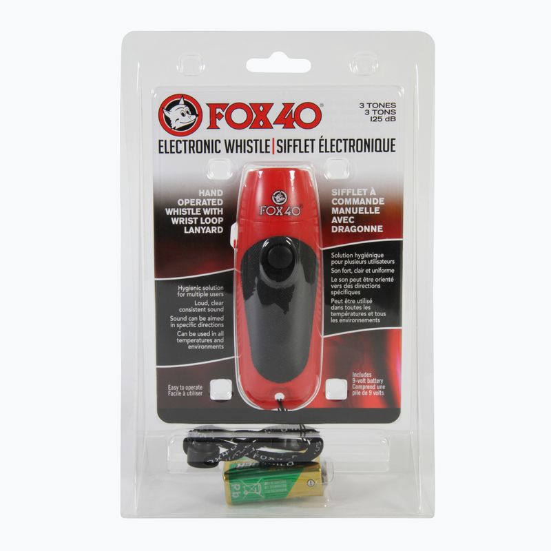 Píšťalka Fox 40 Electronic červená 5