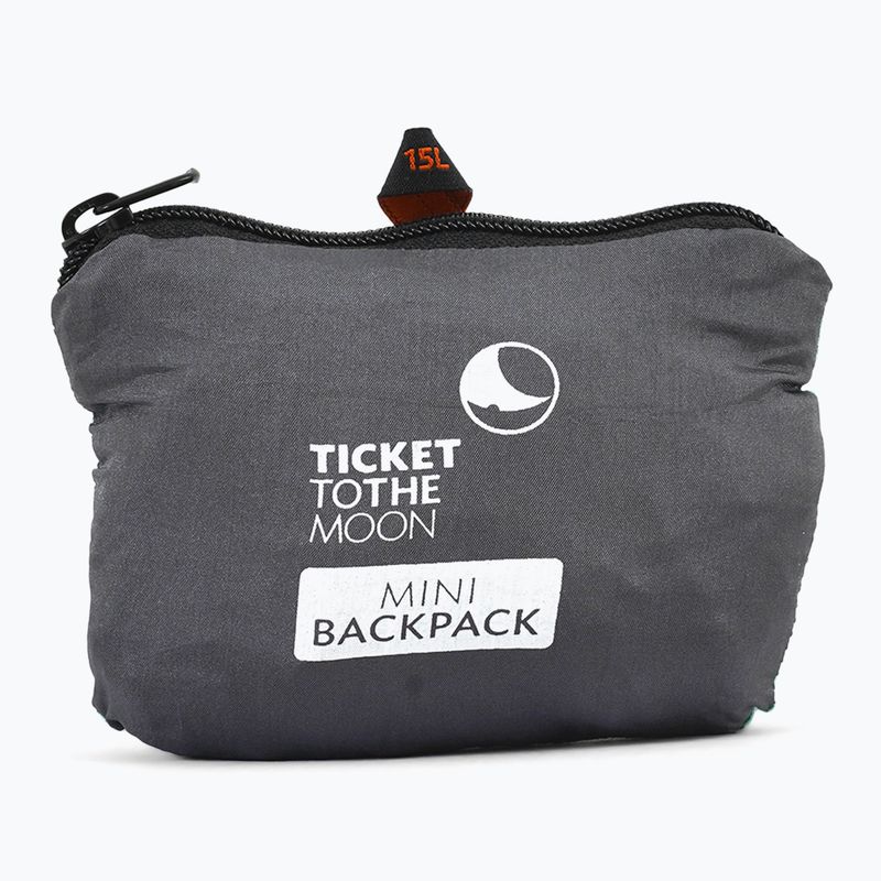 Batoh Ticket To The Moon Mini 15 l grey/mint