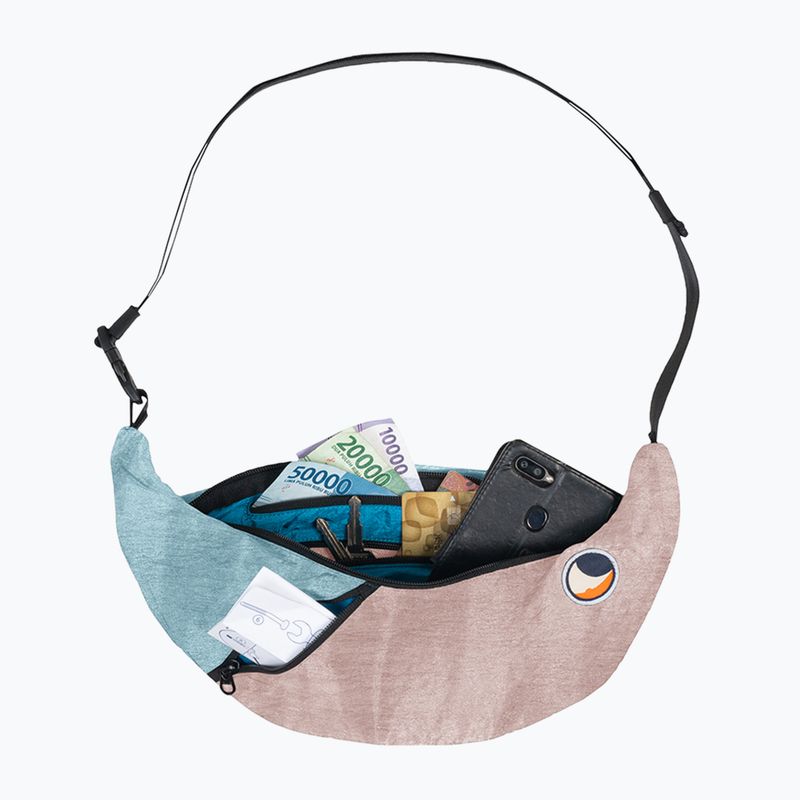 Taška Ticket To The Moon Upcycled Sling bag peach/cloud