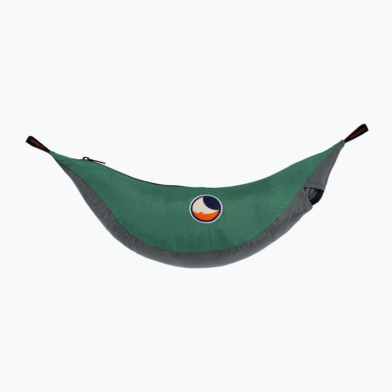 Turistická dvoumístná houpací síť Ticket To The Moon Original petrol green/dark grey 2