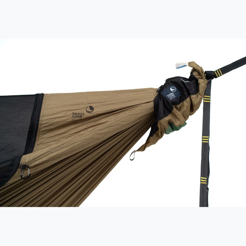 Turistický hamak Ticket To The Moon ProMat brown 3