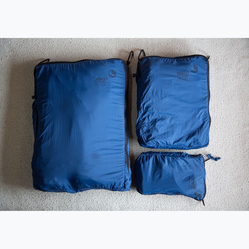 Sada organizérů Ticket To The Moon Travel Cube Set 3 pcs. lightest blue/blue 3