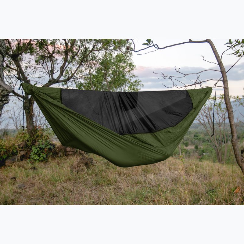 Turistický hamak Ticket To The Moon Pro army green 5