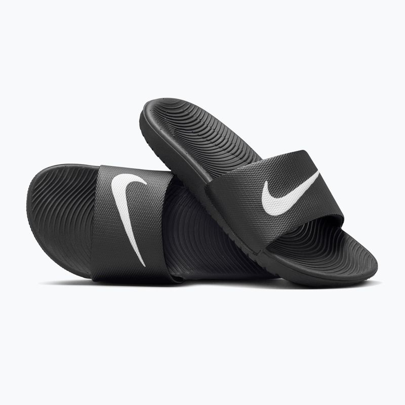 Dětské pantofle Nike Kawa black/white 5