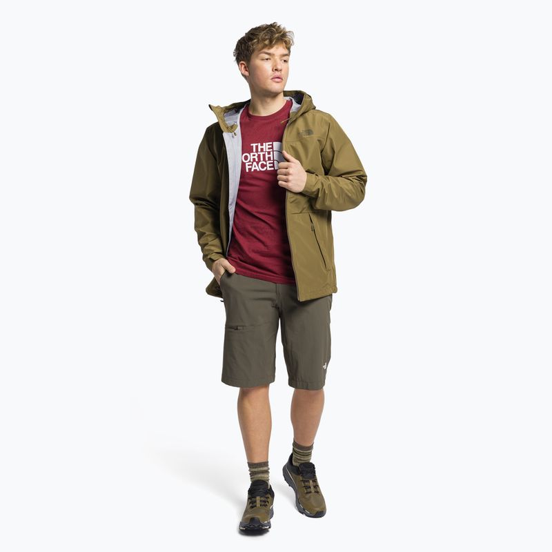 Pánská nepromokavá bunda The North Face Dryzzle Futurelight hnědá NF0A7QB237U1 2