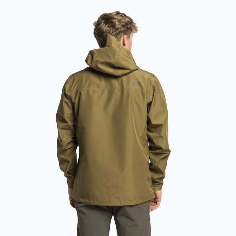 Pánská nepromokavá bunda The North Face Dryzzle Futurelight hnědá NF0A7QB237U1 4