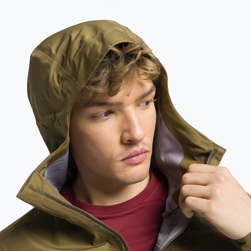 Pánská nepromokavá bunda The North Face Dryzzle Futurelight hnědá NF0A7QB237U1 5