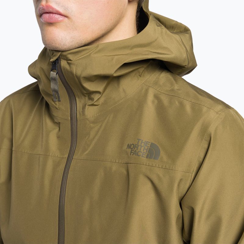 Pánská nepromokavá bunda The North Face Dryzzle Futurelight hnědá NF0A7QB237U1 7