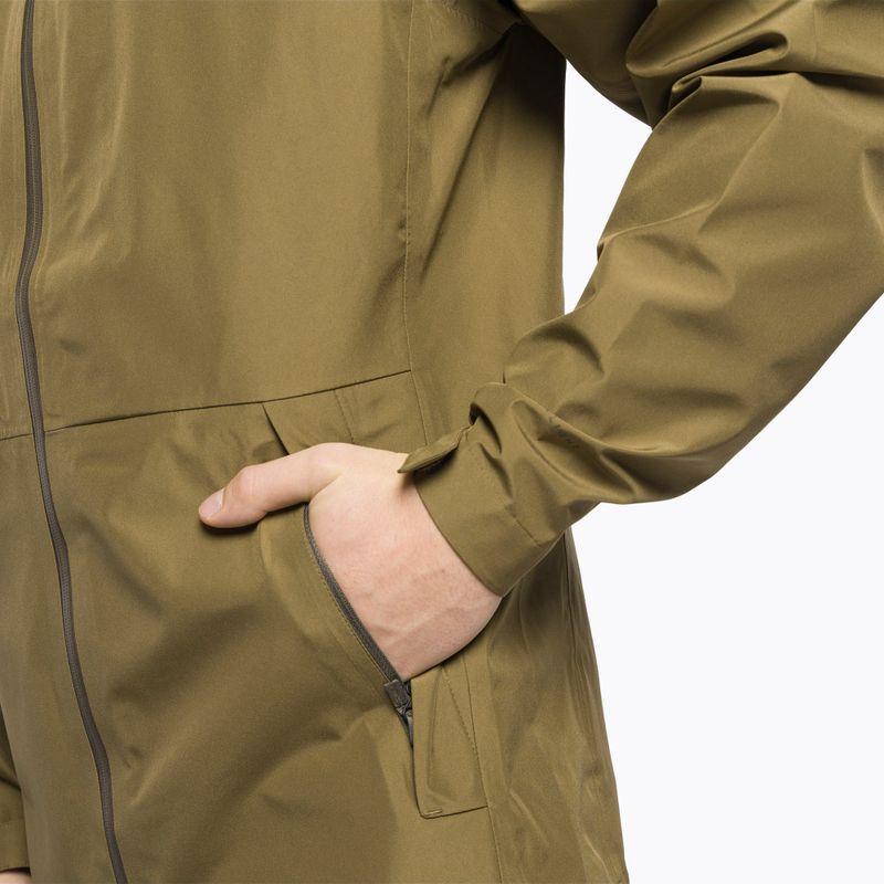 Pánská nepromokavá bunda The North Face Dryzzle Futurelight hnědá NF0A7QB237U1 8