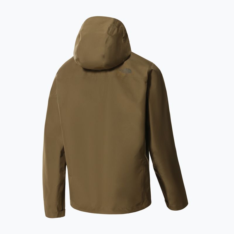 Pánská nepromokavá bunda The North Face Dryzzle Futurelight hnědá NF0A7QB237U1 11