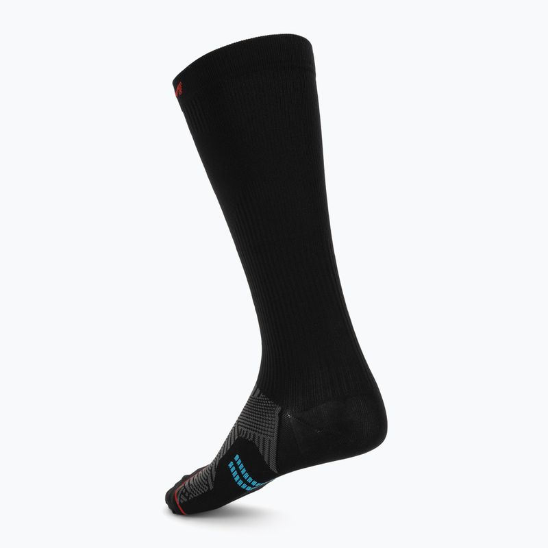 Hokejové štulpny CCM Compression Knee black/red 2