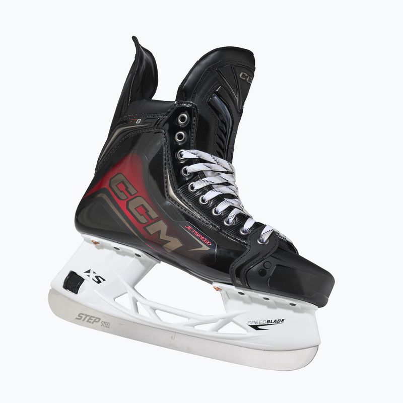 Pánské hokejové brusle CCM JetSpeed FT8 SR WIDE black 4