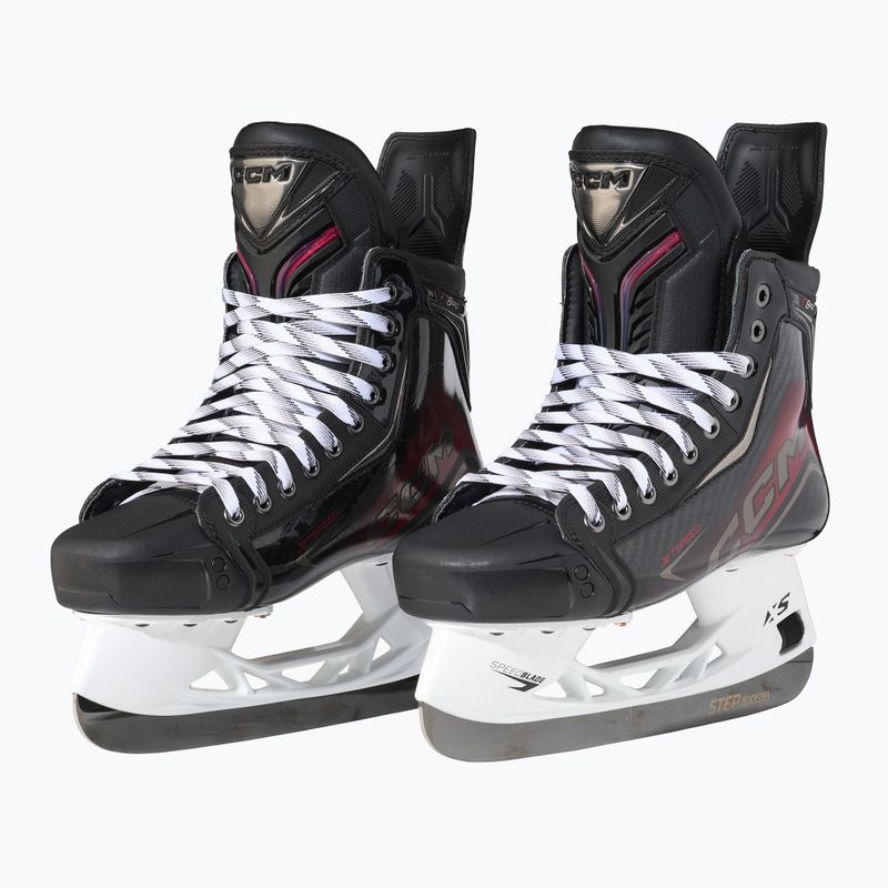 Pánské hokejové brusle CCM JetSpeed FT8 Pro SR TAPERED black 2