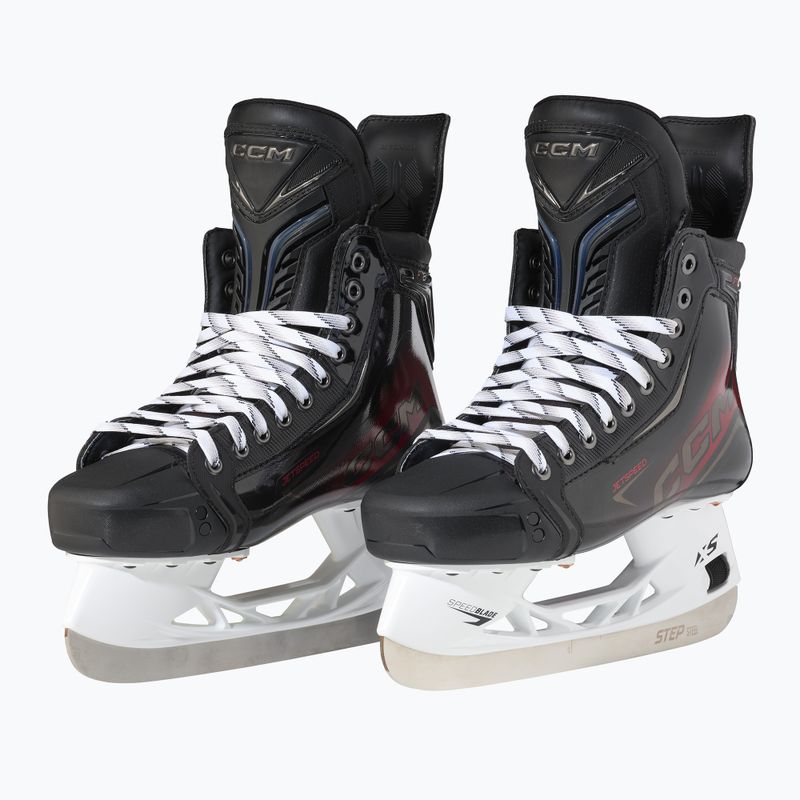 Dětské hokejové brusle CCM JetSpeed FT8 INT TAPERED black 2