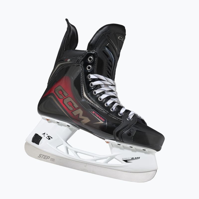 Dětské hokejové brusle CCM JetSpeed FT8 INT TAPERED black 4