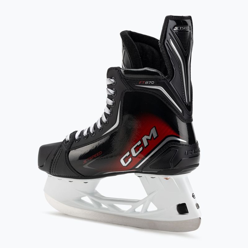 Pánské hokejové brusle CCM JetSpeed FT870 SR REG black 3