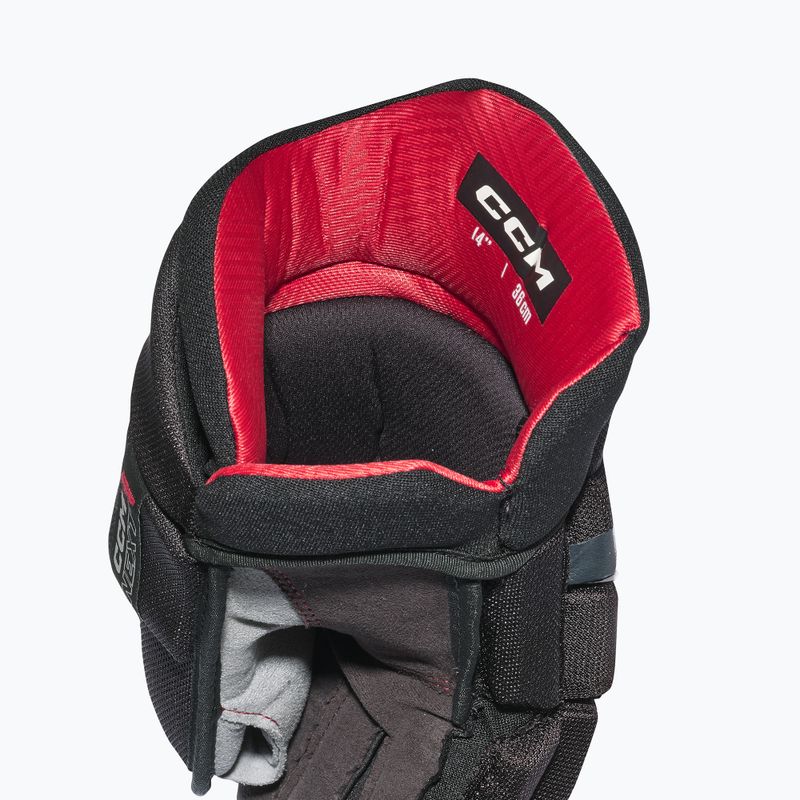 Hokejové rukavice CCM Next SR Gloves black/white 3