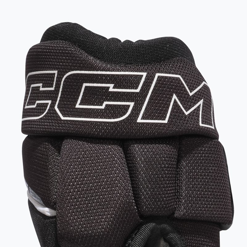Dětské hokejové rukavice CCM Next JR Gloves black/white 5