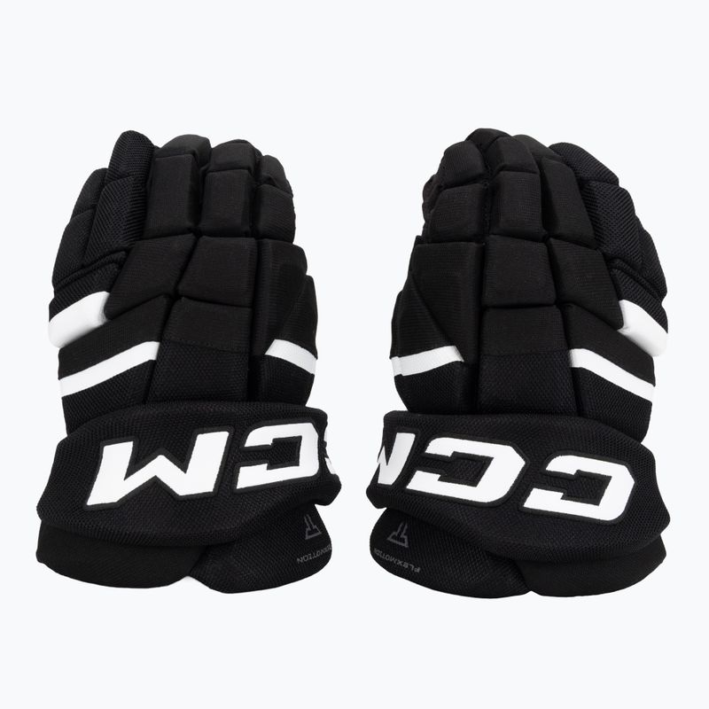 Dětské hokejové rukavice CCM Tacks XR80 JR Gloves black/white 2