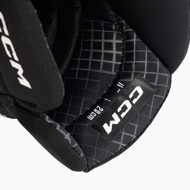Dětské hokejové rukavice CCM Tacks XR80 JR Gloves black/white 7