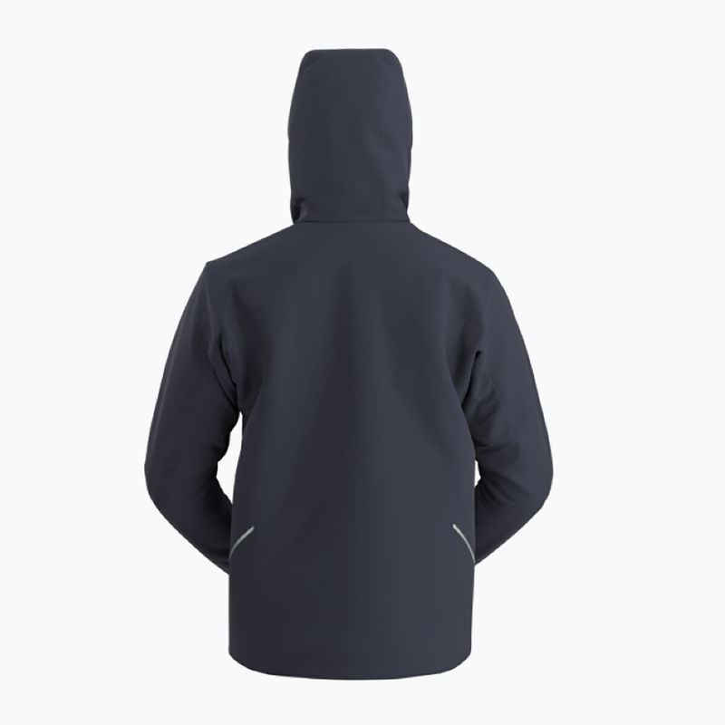 Pánská softshell bunda Arc'teryx Solano Hoody tmavě black sapphire 4